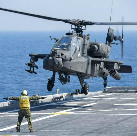 Apache on sea