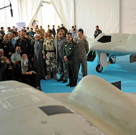 Iran exhibit of replicated drone