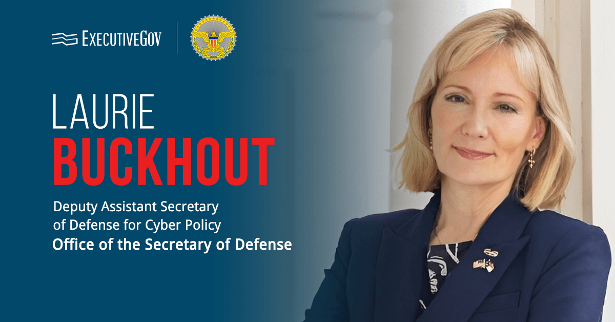Laurie Buckhout Appointed Deputy Asst. Secretary of Defense for Cyber Policy