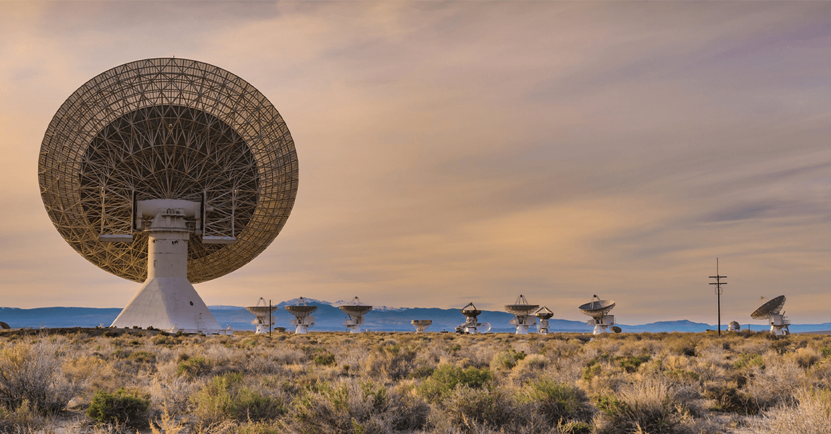 Telescope utilized for spectrum sharing