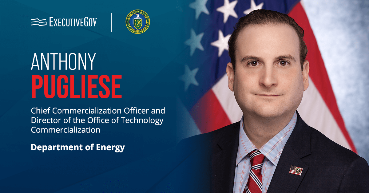Headshot of Anthony Pugliese, director of the Office of Technology Commercialization at the Department of Energy