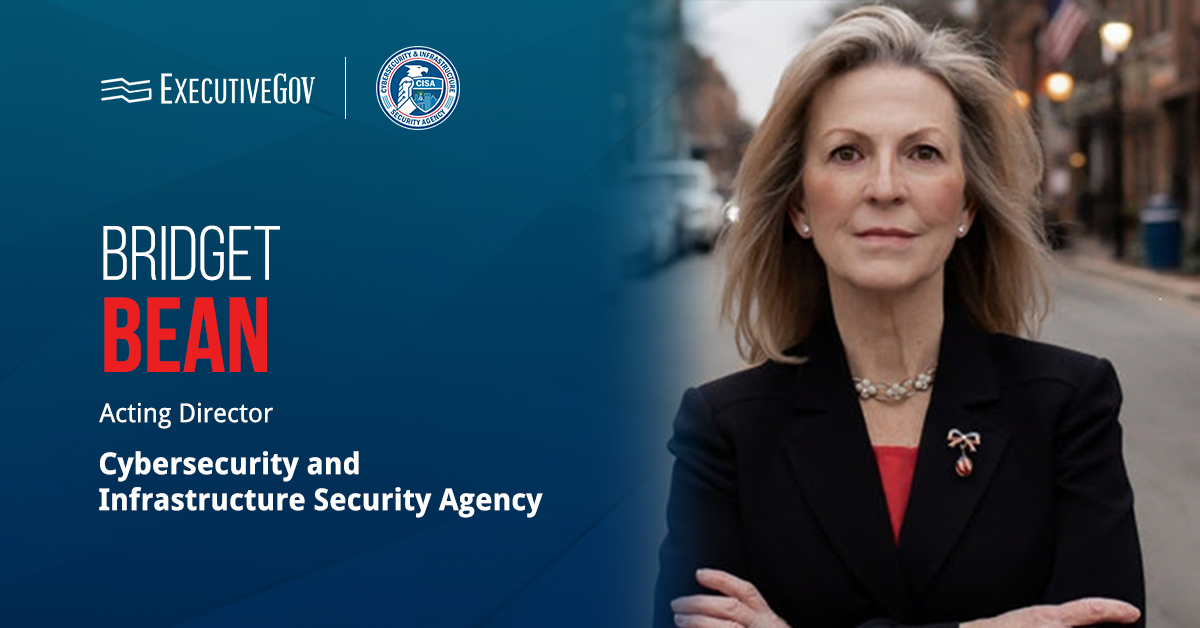 Headshot of CISA's acting director, Bridget Bean.