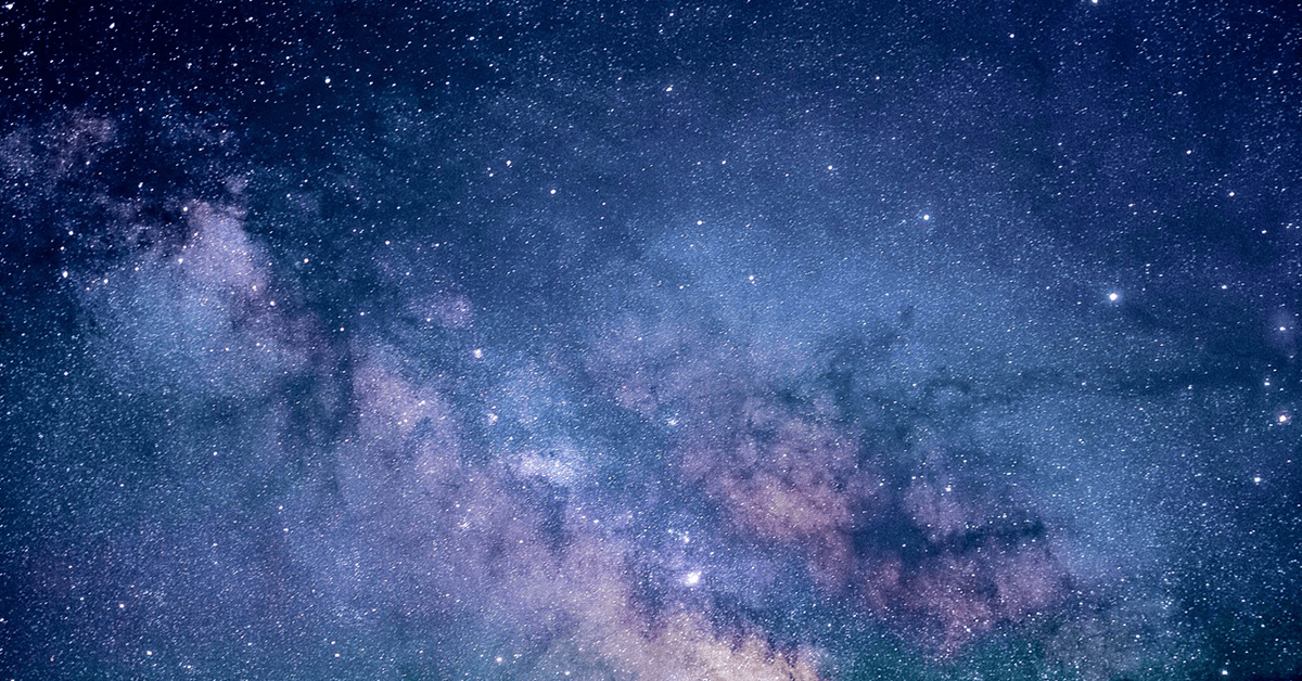 Image of a starry sky in the evening.