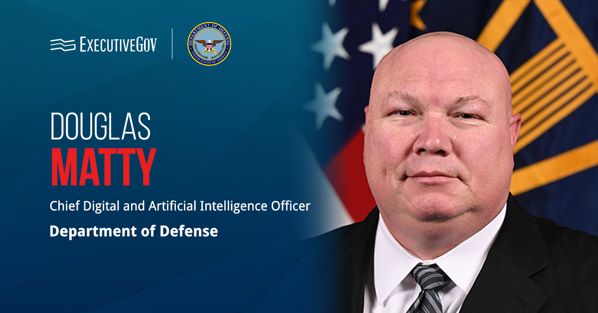 Douglas Matty assumes the position of chief digital and AI officer at DOD