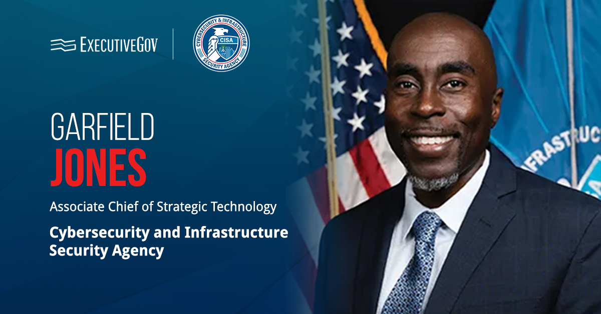 Headshot of Garfield Jones, associate chief of strategic technology at the Cybersecurity and Infrastructure Security Agency