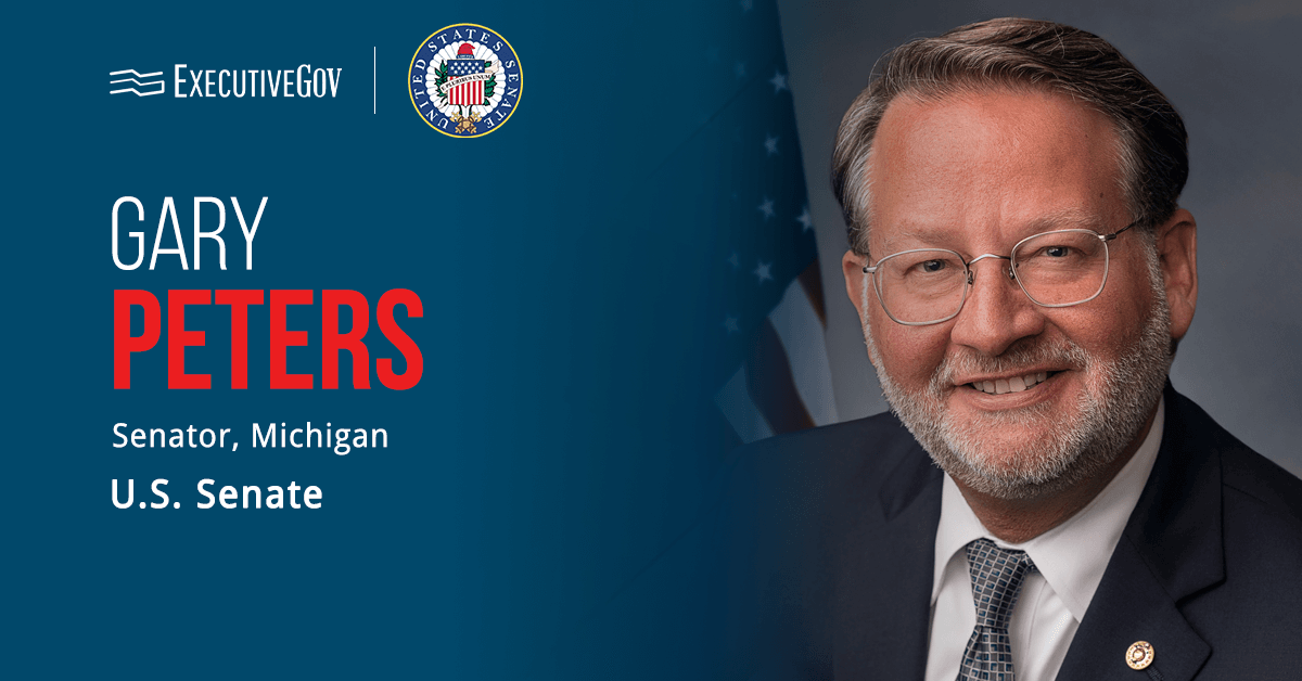 Headshot of Sen. Gary Peters.