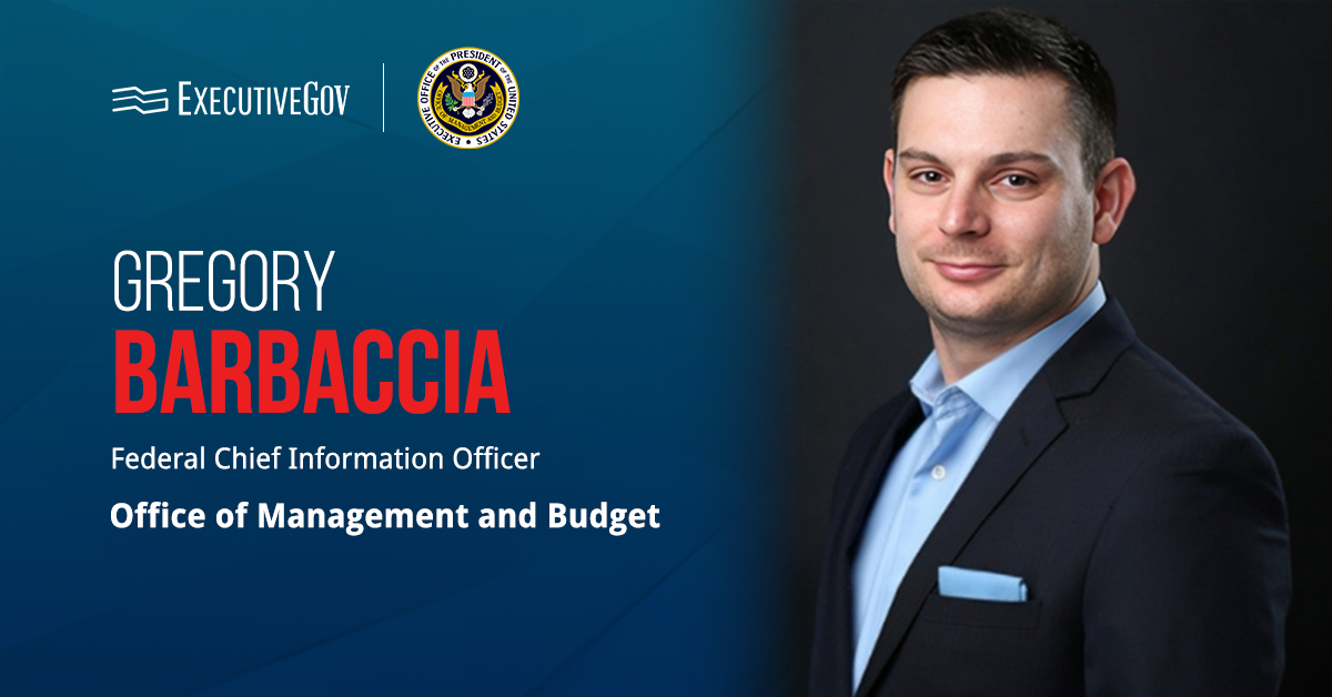 Headshot of Federal Chief Information Officer Gregory Barbaccia.
