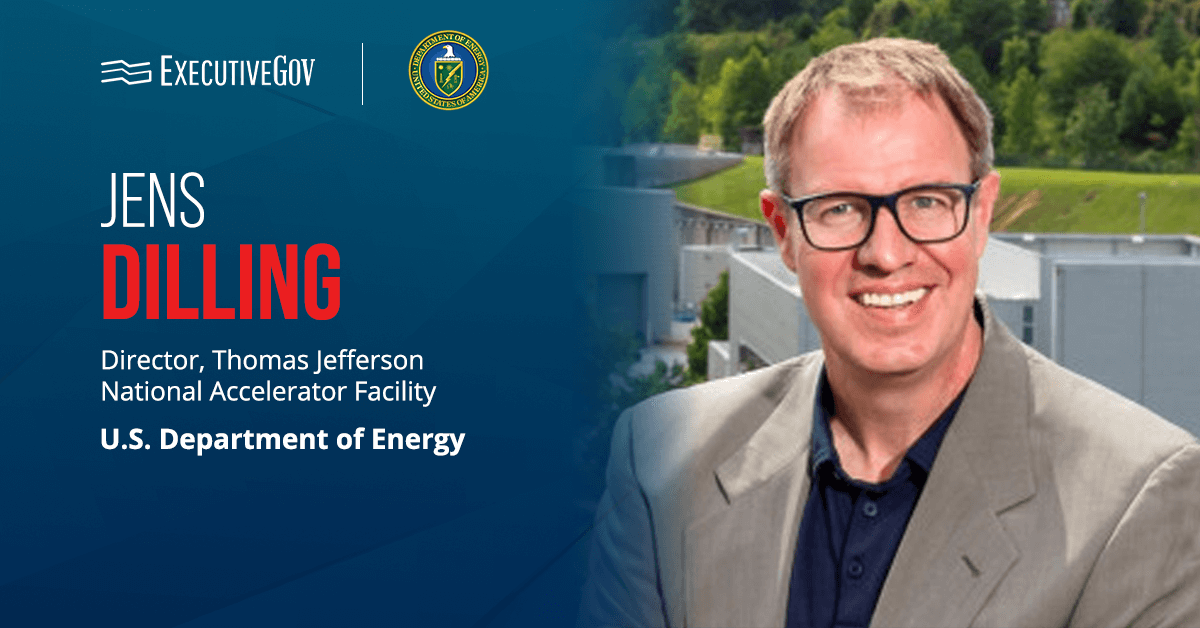 Jens Dilling is now director of the U.S. Department of Energy's Jefferson Lab. He has done extensive work with national labs.