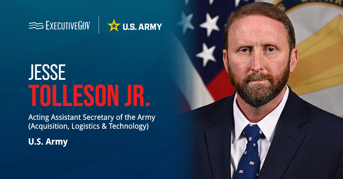 Headshot of Jesse Tolleson Jr., Acting Assistant Secretary of the Army (Acquisition, Logistics & Technology)