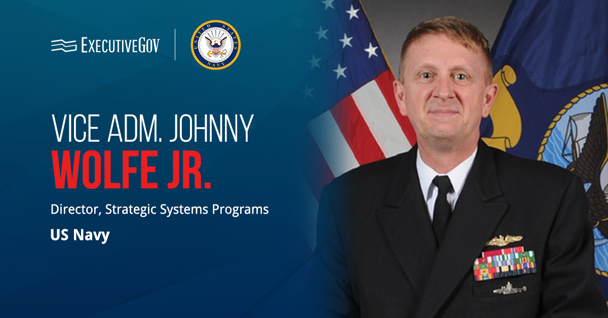 Navy Vice Adm. Johnny Wolfe Jr.