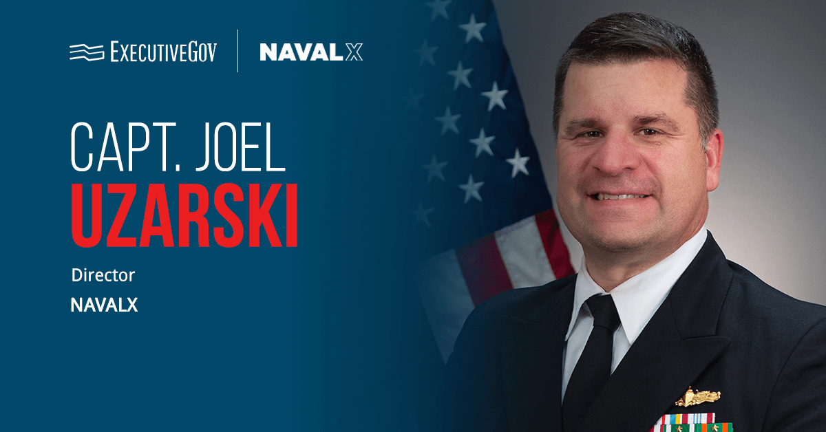 NavalX Director Capt. Joel Uzarski commenting on the 2025 Crucible Pitch Competition and how it advances defense innovation