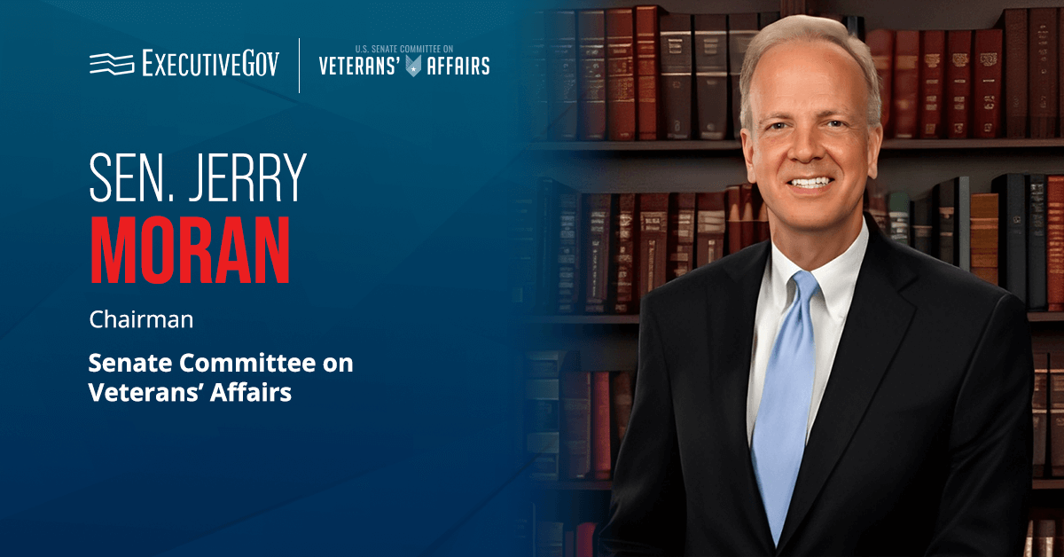 Headshot of Sen. Jerry Moran, chairman, Senate Committee on Veterans’ Affairs