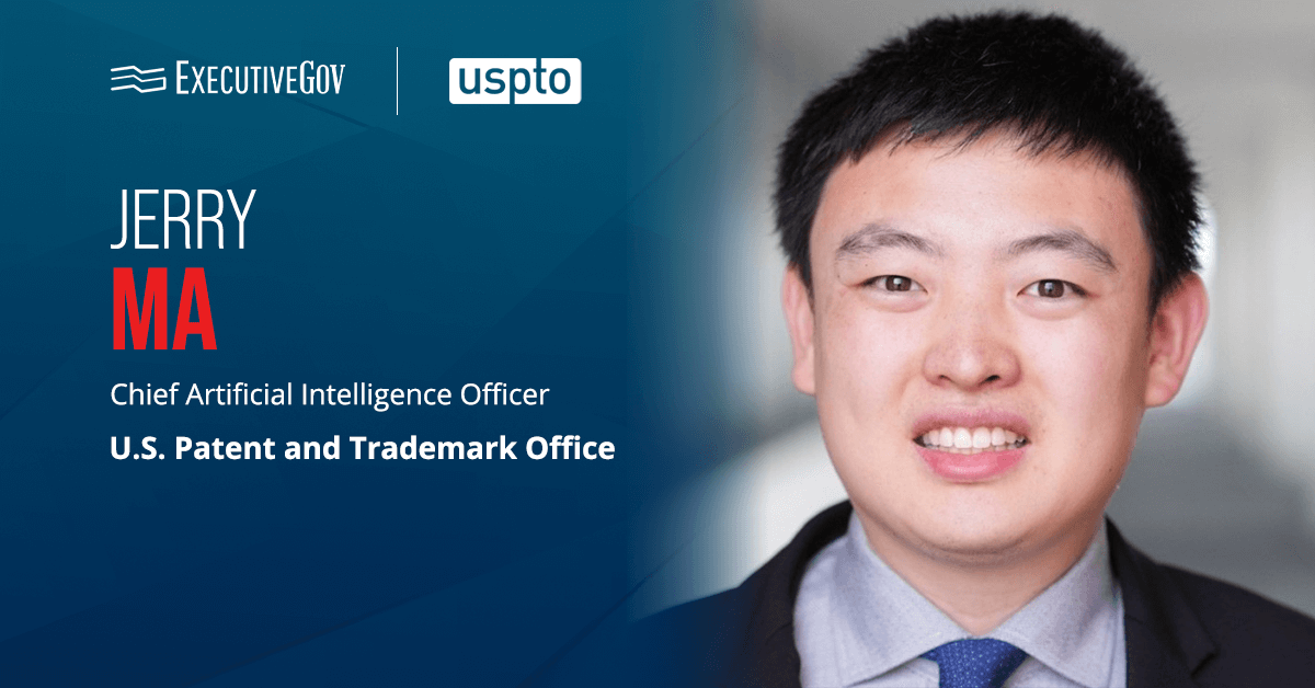 Headshot of Jerry Ma, Chief Artificial Intelligence Officer of the U.S. Patent and Trademark Office