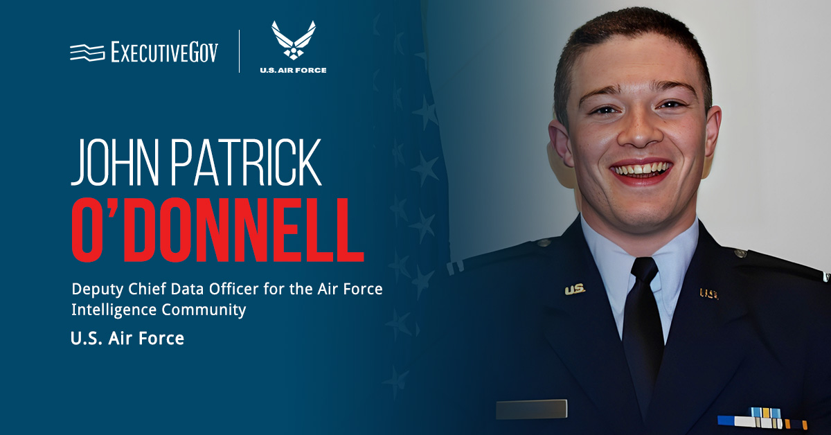 Former USAF data scientist John Patrick O’Donnell has been named deputy chief data officer for the AF intelligence community