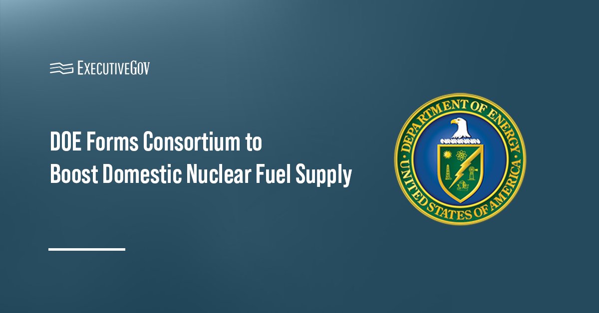 DOE seal. The DOE's Office of Nuclear Energy has announced the formation of the Defense Production Act Consortium.