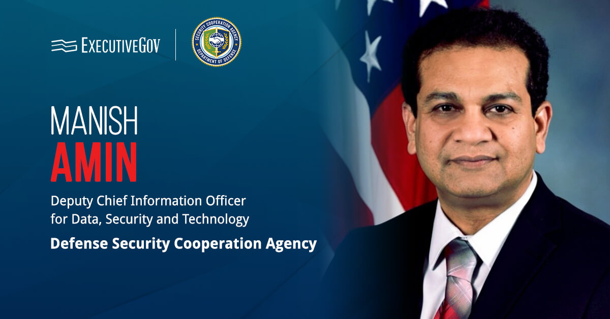 Manish Amin, a deputy CIO at DSCA. Amin previously served as the agency's chief technology officer.