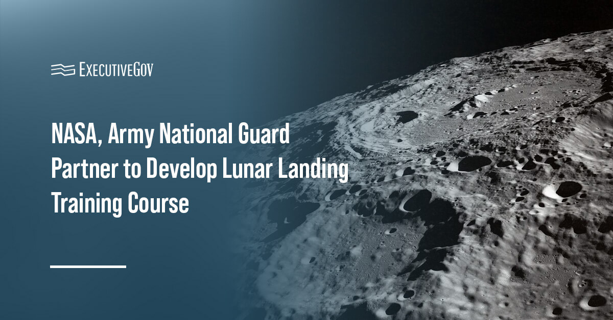 Lunar surface. NASA and the Army National Guard have partnered to develop a new lunar landing training course.