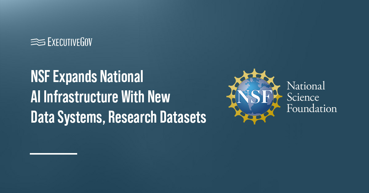 National Science Foundation logo. NSF launched Integrated Data Systems and Services and added 10 datasets to the NAIRR Pilot.