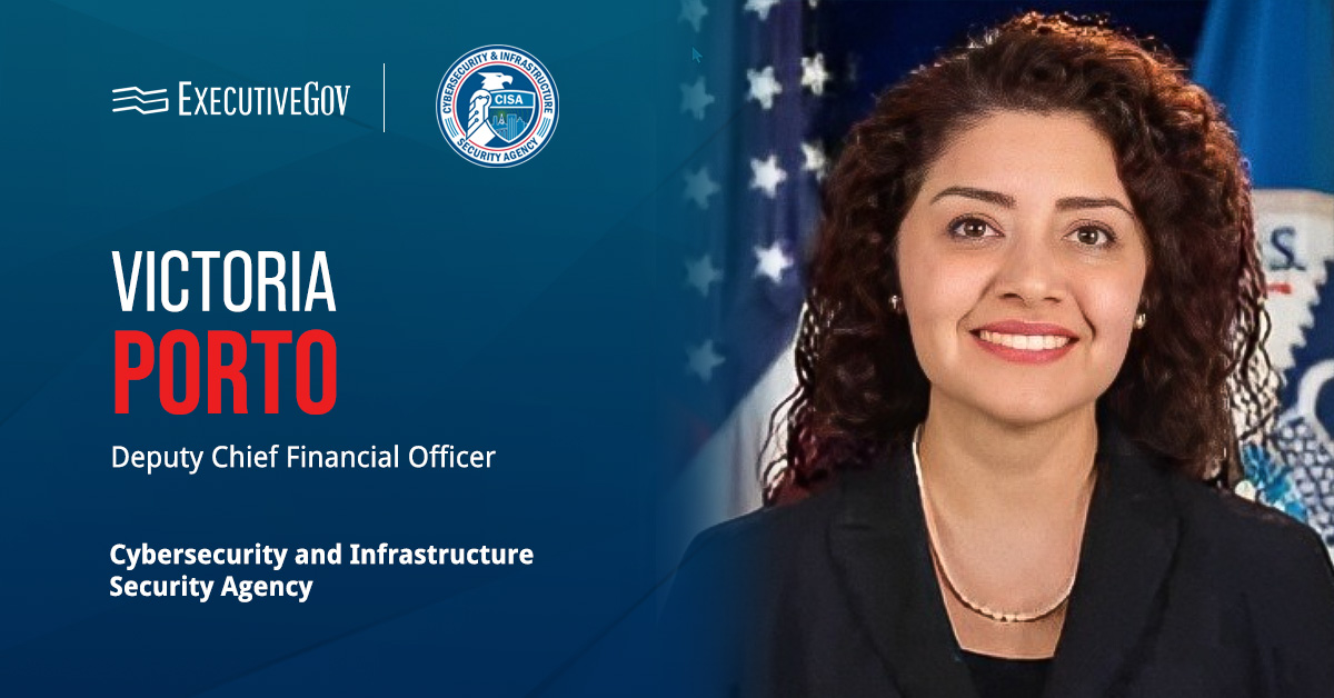 CISA Deputy CFO Victoria Porto. Victoria Porto has been appointed deputy chief financial officer at CISA.