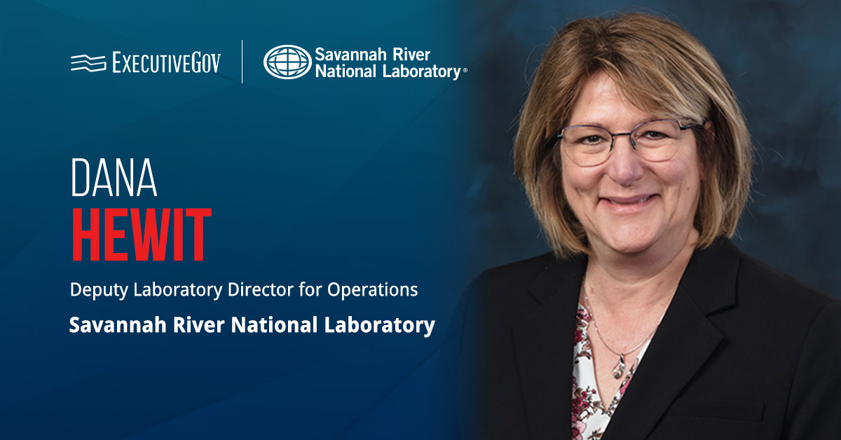 Dana Hewit, deputy laboratory director for operations at SRNL. Hewit joins SRNL from ORNL