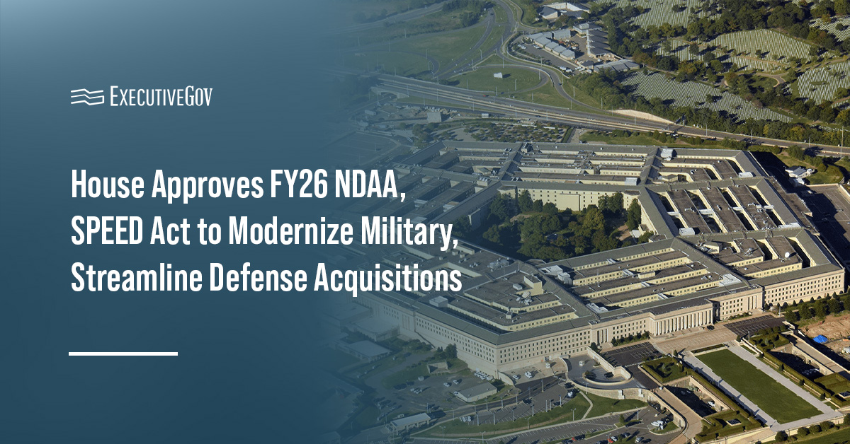 The Pentagon. The House of Representatives voted on the NDAA for fiscal year 2026