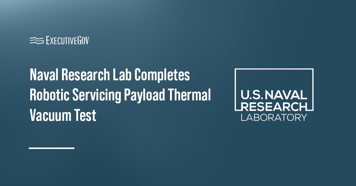 NRL logo. NRL, DARPA and Northrop Grumman have completed a key test of a robotic servicing spacecraft.