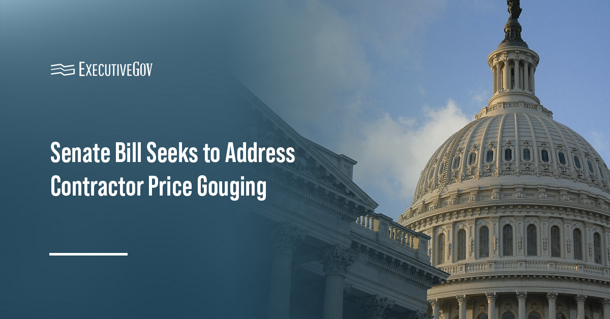 Capitol Hill building. Four U.S. senators introduced the bipartisan Transparency in Contract Pricing Act of 2025.