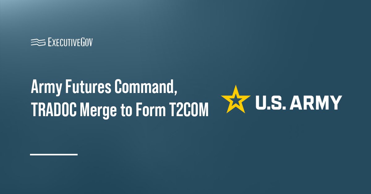U.S. Army logo. The Department of the Army formed the Army Transformation and Training Command through a AFC-TRADOC merger.