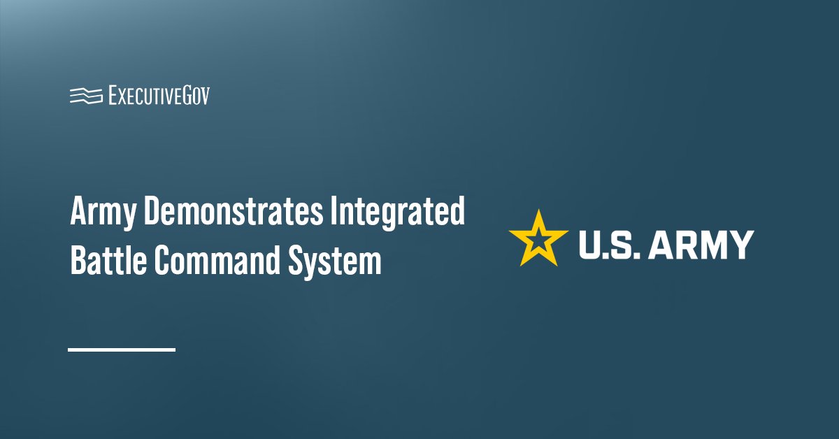 U.S. Army logo. The U.S. Army conducted a missile flight test of the Integrated Battle Command System.