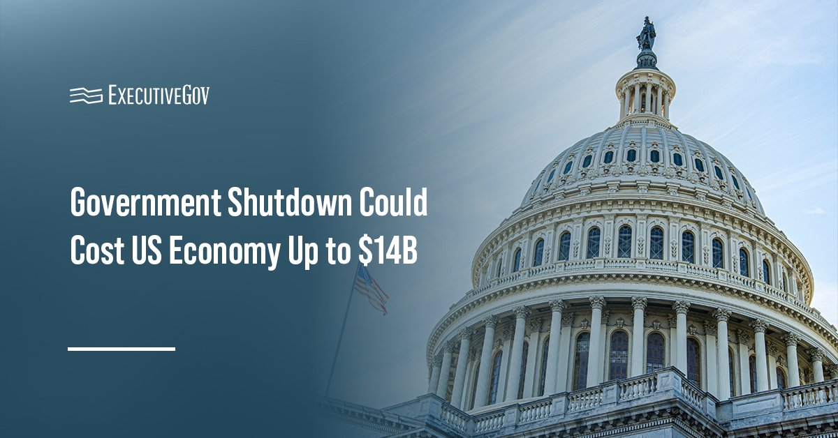 Government Shutdown Could Cost US Economy Up to $14B Executive Gov US Capitol. CBO warned that the shutdown could permanently erase up to $14 billion from the U.S. economy.