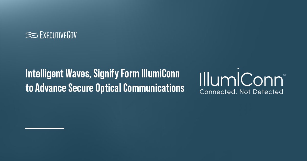 IllumiConn logo. Intelligent Waves and Signify has launched the IllumiConn JV to advance secure optical communications.