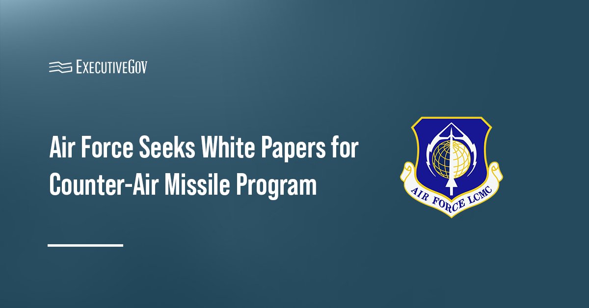 AFLCMC seal. The U.S. Air Force Life Cycle Management Center has issued a request for white papers for CAMP.