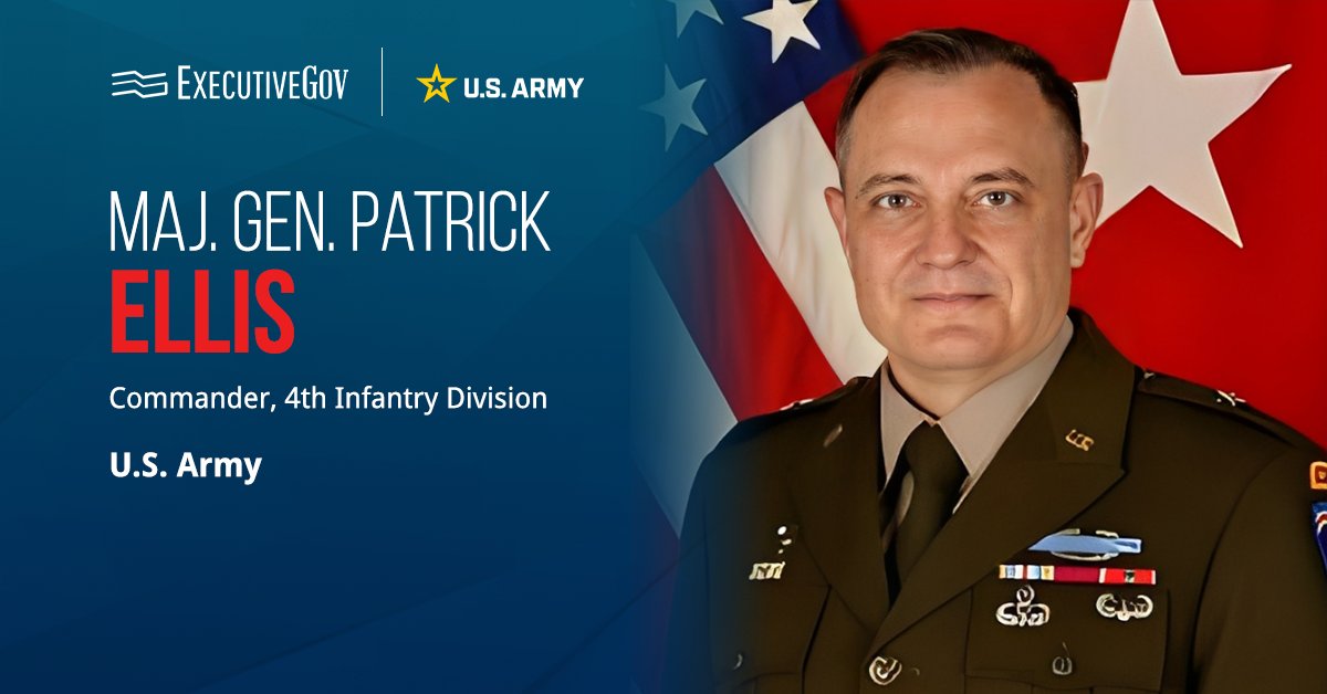 Maj. Gen. Patrick Ellis. The commander of 4th Infantry Division commented on the AI-aided target recognition capability.