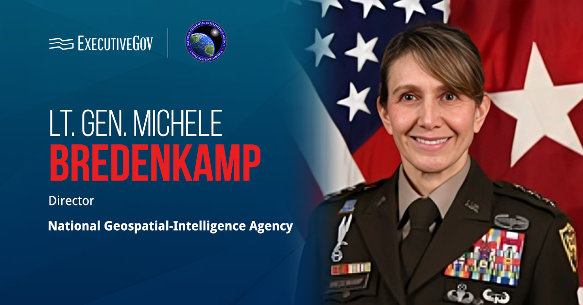 Michele Bredenkamp. The lieutenant general took on the role of director of NGA.