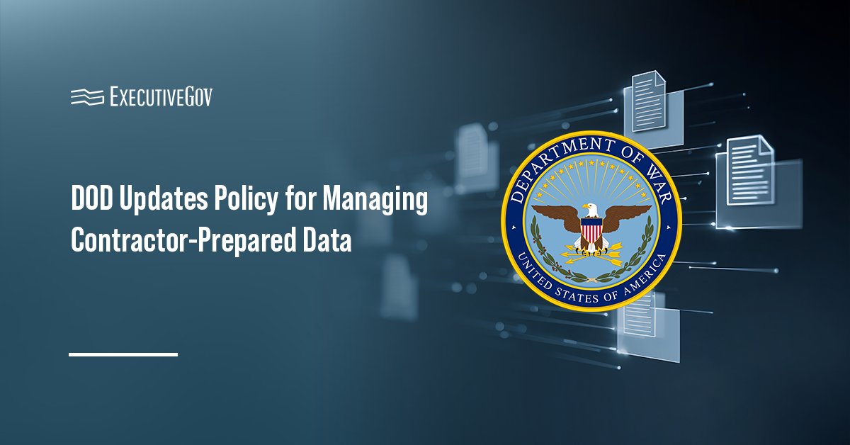 dod-manual-policy-contractor-data-management The Department of Defense's logo. The Defense Department issued DOD Manual 5010.12