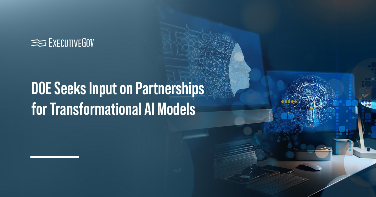 doe-rfi-partnerships-transformational-ai-models Artificial intelligence. DOE seeks input on a plan to establish a consortium to curate scientific data for use in AI models.