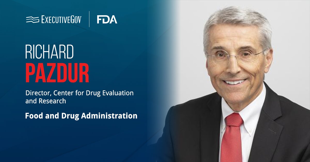 Richard Pazdur. The FDA has appointed the Oncology Center of Excellence head as CDER director.