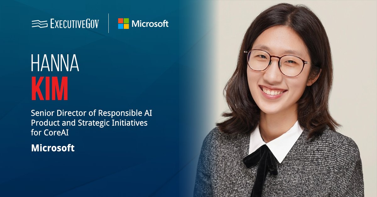 Hanna Kim. The former Login.gov director joined Microsoft.