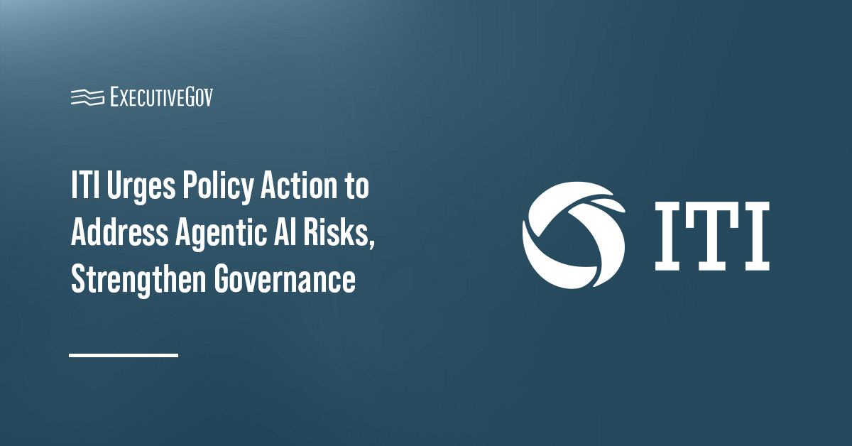 ITI's logo. ITI offered policy recommendations for managing agentic AI risks in a new paper