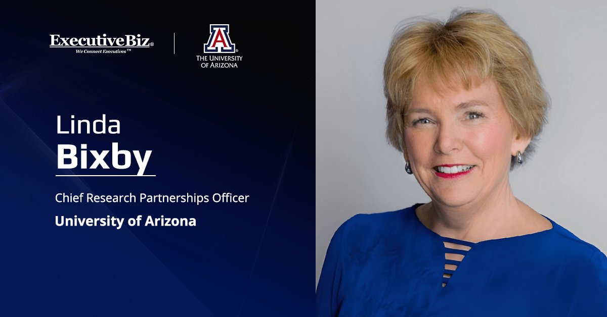 linda-bixby-crpo-u-of-arizona-appointment Arizona CRPO Linda Bixby. Linda Bixby has been appointed chief research partnerships officer at the University of Arizona.