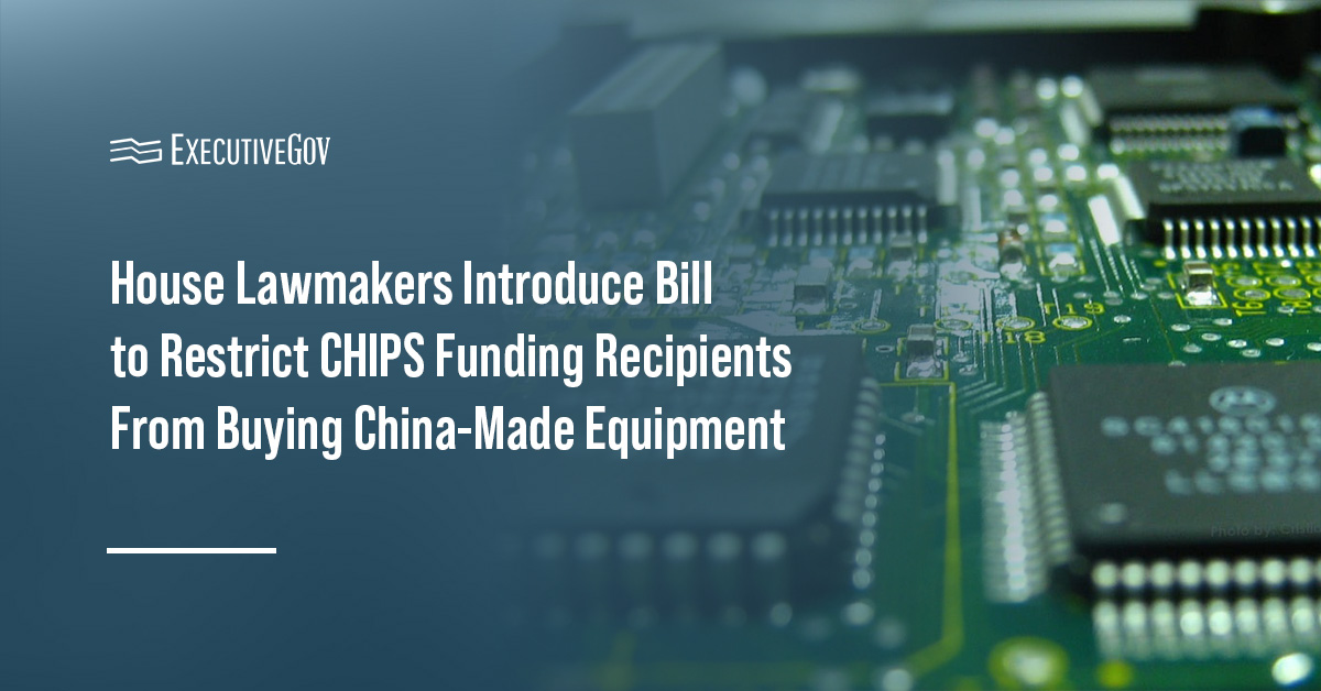 lofgren-obernolte-chip-equip-act-china-manufacturing A semiconductor. The Chip EQUIP Act aims to ensure that federal investments support U.S. semiconductor manufacturing