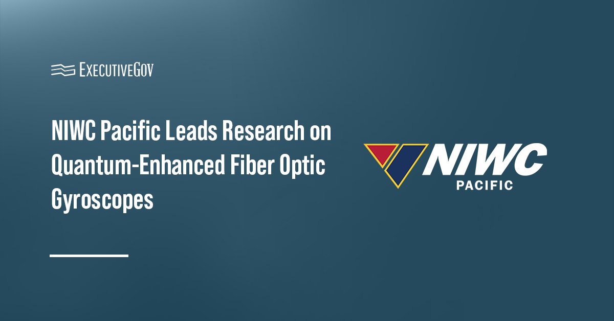 NIWC Pacific logo. Scientists at NIWC Pacific are advancing research on quantum-enhanced fiber optic gyroscopes.
