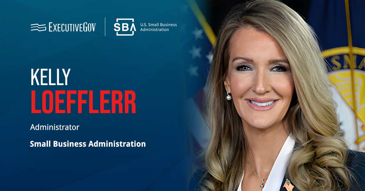 Kelly Loeffler. The SBA administrator commented on clearing the backlog of VetCert applications.