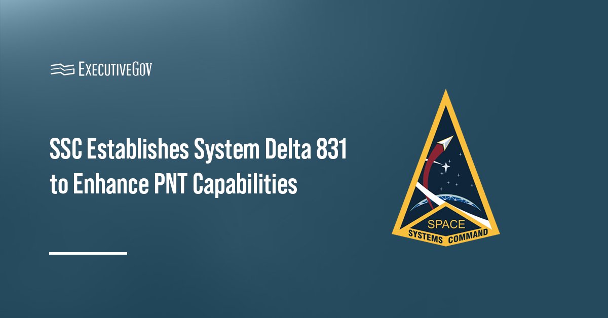 SSC logo. The Space Systems Command formally stood up System Delta 831, or SYD 831.