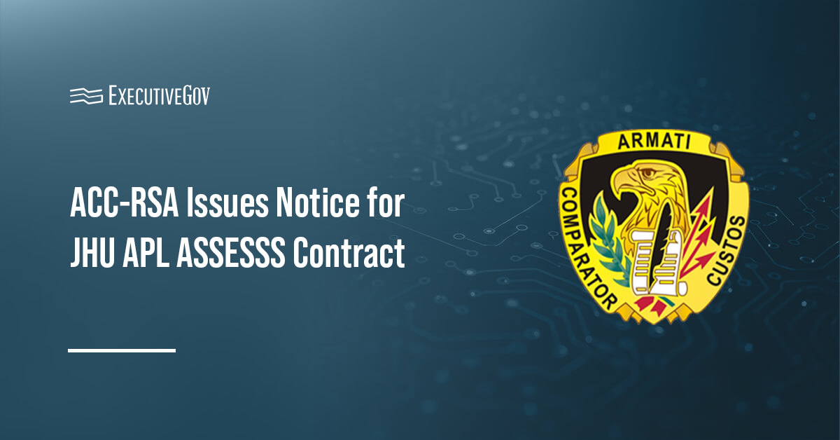 acc-rsa-notice-jhu-apl-assesss-contract ACC seal. ACC-RSA has issued a notice for JHU APL ASSESSS contract.