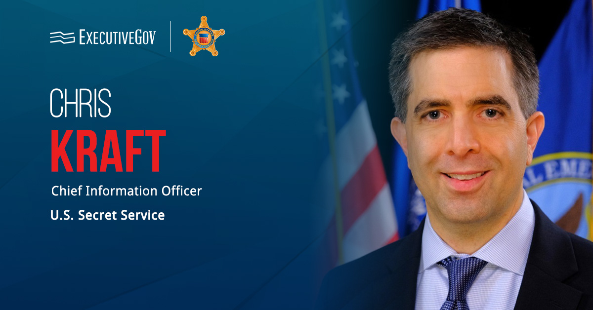 Chris Kraft. The U.S. Secret Service acting CIO has assumed the role on a permanent basis.