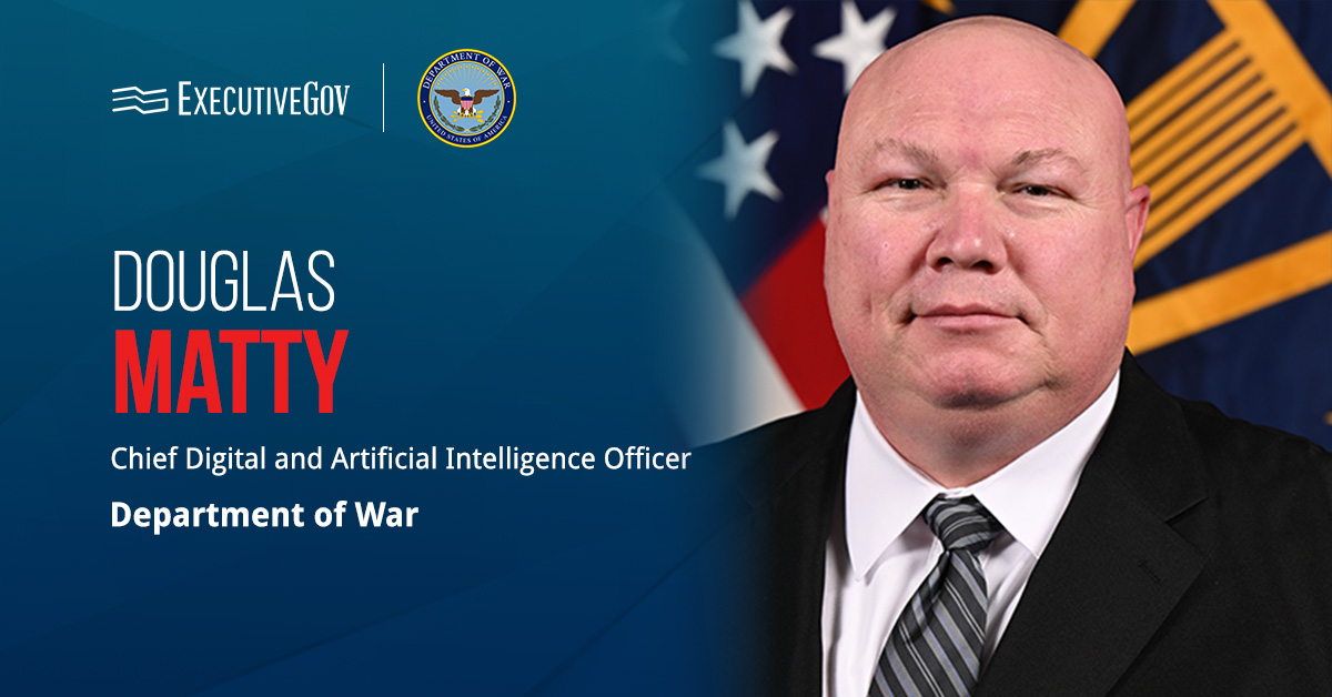 douglas-matty-leaving-cdao-golden-dome Douglas Matty. The Pentagon’s CDAO is leaving his post to focus on the Golden Dome for America missile defense project.