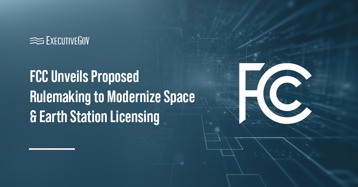 fcc-proposed-rulemaking-space-earth-station-licensing FCC logo. The Federal Communications Commission issued a proposed rulemaking to modernize space and earth station licensing.