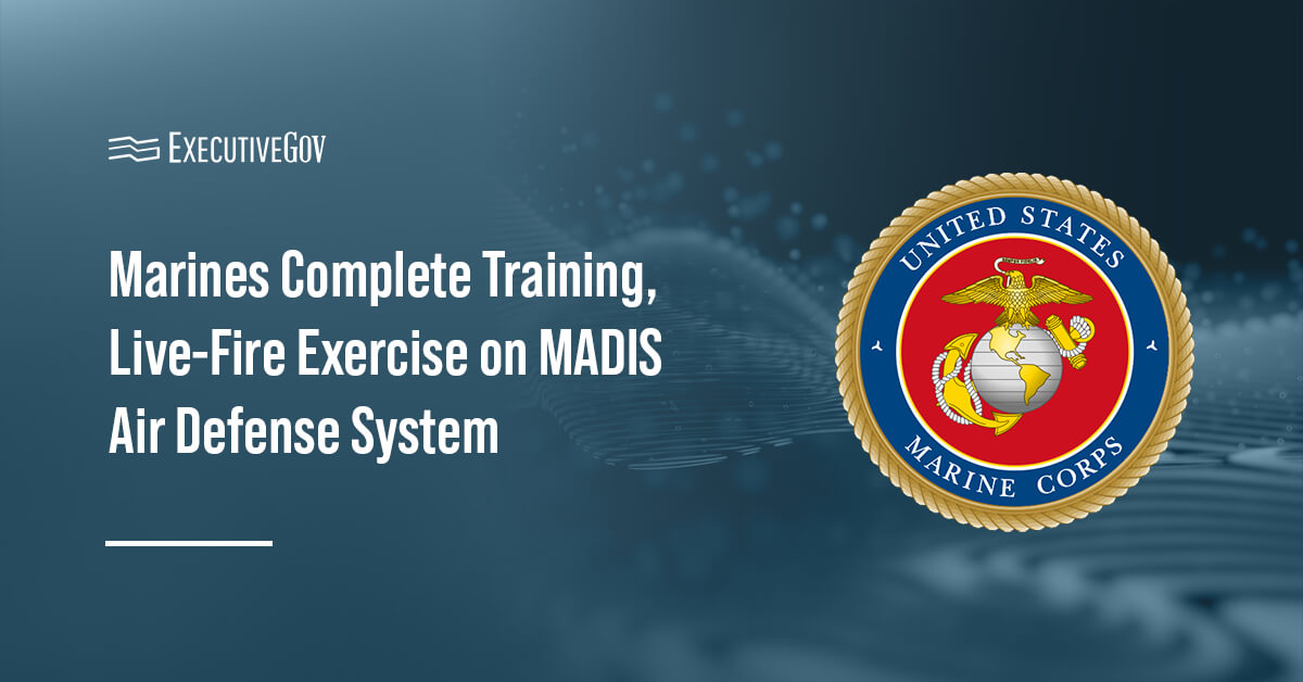 marines-madis-air-defense-training-live-fire-exercise U.S. Marine Corps logo. USMC completed New Equipment Training and live-fire exercise for MADIS.