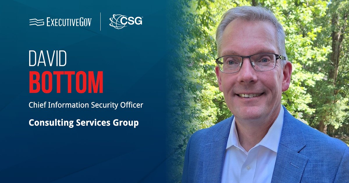 David Bottom. The former SEC CIO has joined Consulting Services Group as CISO.